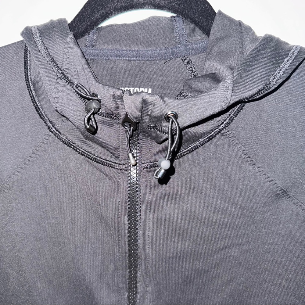 Victoria Sport Women’s Black Full Zip Hoodie Jacket Size Large - Picture 4 of 9